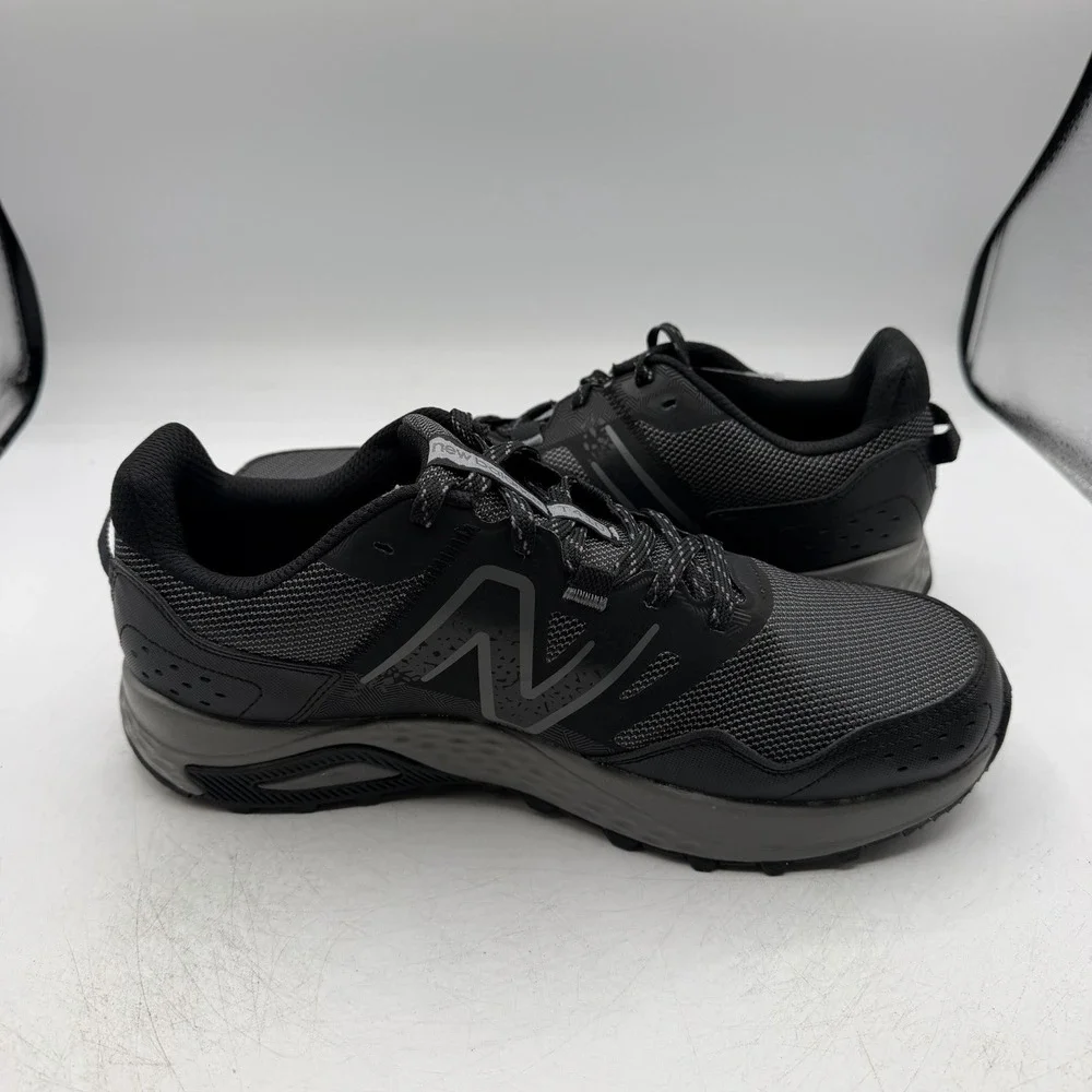 New Balance T410 Trail Running Shoes Men 10 4E EXTRA WIDE Black Sneaker MT410LB8
